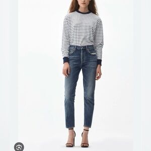 Citizens Of Humanity Liya High Rise Classic Fit Crop Jean - size 29